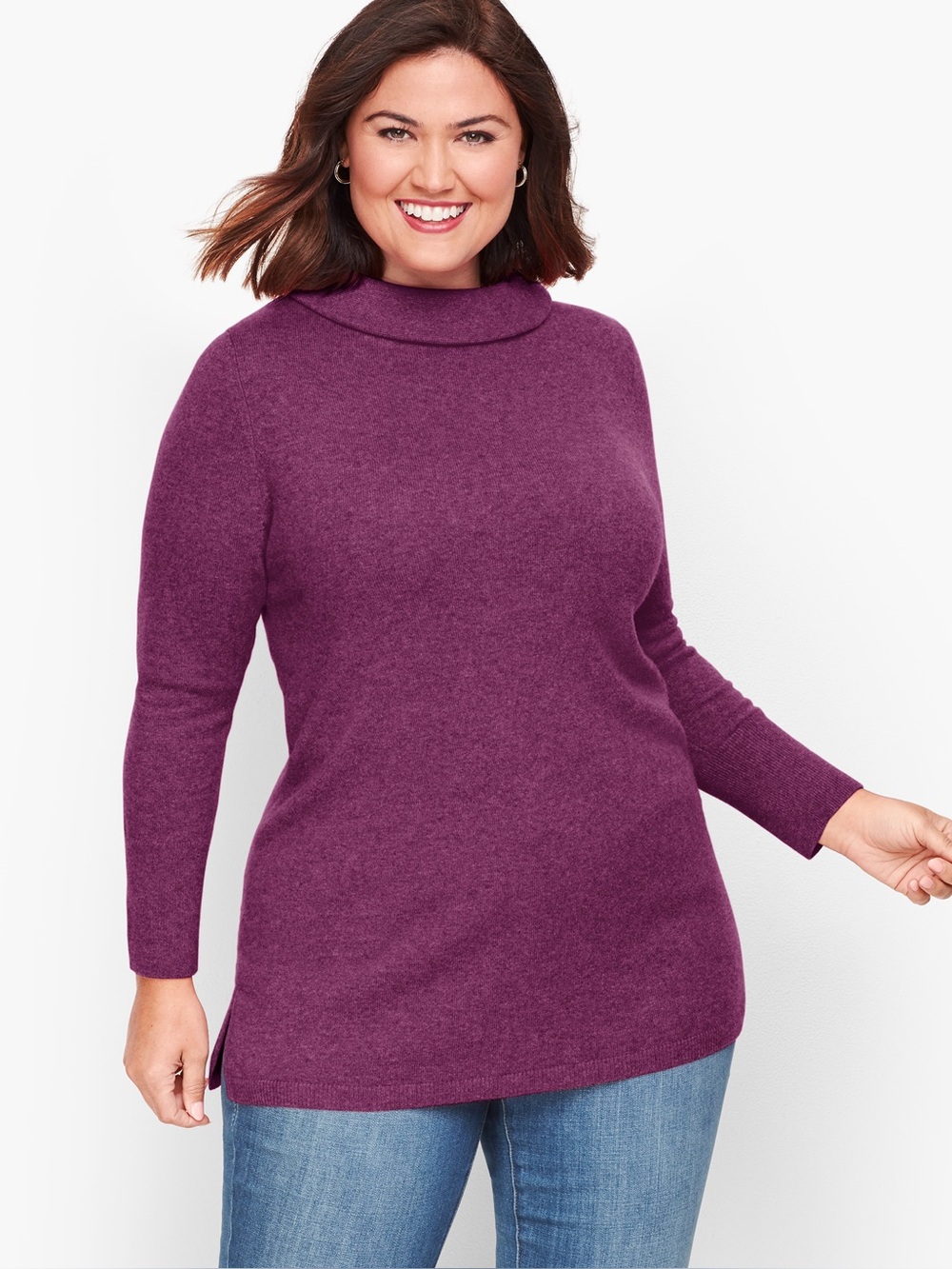 Talbots Sabrina 100% Cashmere Tunic  Sweater